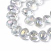 Electroplate Glass Beads Strand X-EGLA-S188-22-B03-6