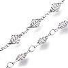 Tarnish Resistant 304 Stainless Steel Rhombus Link Chains CHS-P011-01P-2