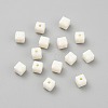 Opaque Acrylic Beads MACR-WH20001-13K-1