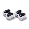 Two-tone Acrylic Beads OACR-U003-04-2