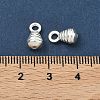 925 Sterling Silver Grooved Teardrop Charms STER-A050-06S-3