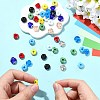 45Pcs 9 Colors Handmade Evil Eye Lampwork Beads LAMP-CJ0003-11-4