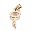 304 Stainless Steel Pendants STAS-I130-26G-1