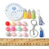 DIY Beaded Phone Charms Straps Keychain Making Kit DIY-FS0005-39B-4