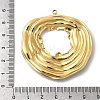 304 Stainless Steel Enamel Big Pendants STAS-P427-03G-01-3