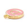 Golden Plated Alloy Enamel Charms ENAM-Q437-14D-2