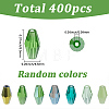 400Pcs 2 Bags Electroplate Glass Beads GLAA-SC0003-36A-2