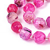 Natural Agate Beads Strands G-T131-82A-08-4