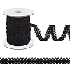 40M Nylon Elastic Double Edged Picot Lace Ribbons OCOR-WH0101-47A-1
