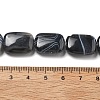 Natural Black Agate Beads Strands G-K392-B02-13x18mm-4