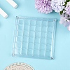 36 Grids Acrylic Shell Storage Boxes with Magnetic Lid AJEW-YWC0009-002-1