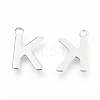 201 Stainless Steel Charms STAS-C021-06P-K-2