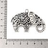 Tibetan Style Alloy Pendants TIBEP-R212-AS-RS-3