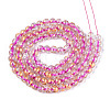 Crackle Transparent Glass Beads Strands GLAA-N030-8mm-01I-2