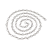 304 Stainless Steel Heart Link Chains CHS-S012-18P-2