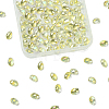 100Pcs Electroplate Glass Beads EGLA-YW0005-27A-1