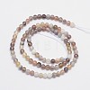 Round Natural Botswana Agate Bead Strands G-I166-02-4mm-01-2