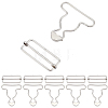 6 Bags Adjustable Iron Buckles IFIN-CY0001-04P-1
