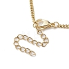 Adjustable 304 Stainless Steel Curb Chains Necklaces Making AJEW-JB01214-02-3