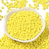 6/0 Opaque Baking Paint Glass Seed Beads SEED-M012-02A-24-2