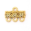 Tibetan Style Zinc Alloy Chandelier Components Links PALLOY-WH0088-15AG-1