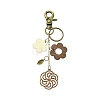 Wood & Alloy Pendant Decorations KEYC-YW00261-1
