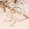 Imitation Pearl Finger Rings for Women PO9869-4