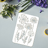 Plastic Drawing Painting Stencils Templates DIY-WH0396-667-3