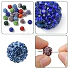 30Pcs Pave Disco Ball Beads RB-YW0001-14E-6