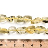 Natural Lemon Quartz Beads Strands G-P568-C01-01-5