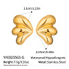 Geometric Wing 304 Stainless Steel Stud Earrings AG9073-1-2