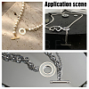 6Sets 6 Colors 304 Stainless Steel Toggle Clasps STAS-DC0003-83-4