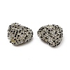 Sparkling Acrylic Heart Beads with Rhinestone Embellishment OACR-NH0001-02B-06-2