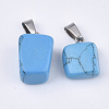 Synthetic Turquoise Pendants G-Q996-28-2