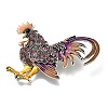 Rooster Enamel Pins JEWB-V001-01A-2