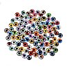 Printed Transparent Glass Cabochons GL-CBAA22A-03-3