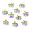 Glass Pendants PALLOY-YW00054-04-1
