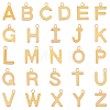 104Pcs 26 Styles 201 Stainless Steel Charms STAS-HS0001-43-1