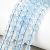 Natural Aquamarine Beads Strands G-G344-A07-4mm-1