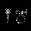 Plastic Clip-on Earring Findings LS-X-KY-F007-03-3