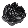 Resin Hand Shaped Decorative Jewelry Trays ODIS-WH0108-100B-1