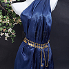 1Pc Ethnic Style Alloy & Iron Coin Tassel Waist Body Chains for Women AJEW-GF0014-23-4