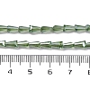 Transparent Electroplate Glass Beads Strands EGLA-H107-02A-PL04-2