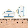 Medical Theme Alloy Enamel Pendants AL-CBA2919-03G-05A-3