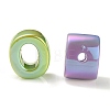 UV Plating Rainbow Iridescent Acrylic Beads OACR-C012-01-1-3