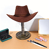 Wood Dome Shaped Stem Hat Rack AJEW-WH0609-778A-4