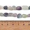 Natural Rainbow Fluorite Beads Strands X-GG-C286-A27-5