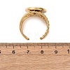 304 Stainless Steel Cuff Ring Components STAS-P454-01D-G-2