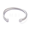 304 Stainless Steel Cuff Bangles BJEW-M284-10-3
