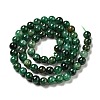 Natural Fuchsite Beads Strands G-D470-12B-1-2